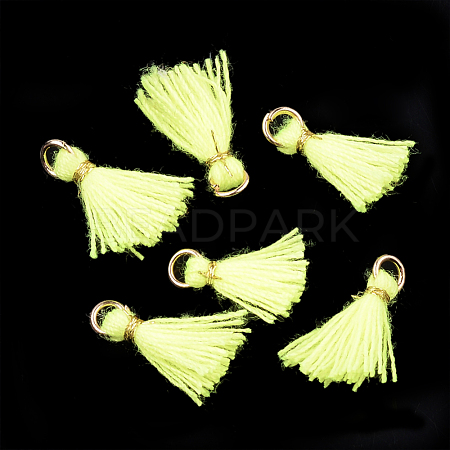 Polycotton(Polyester Cotton) Tassel Pendant Decorations FIND-S281-36-1