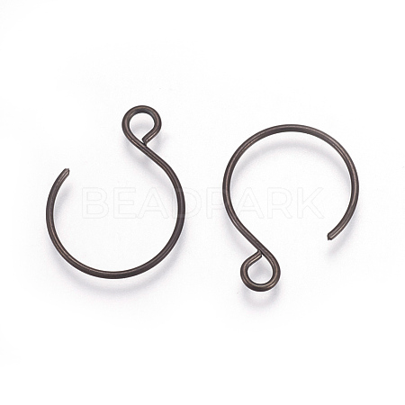 304 Stainless Steel Earring Hooks STAS-L216-02B-B-1