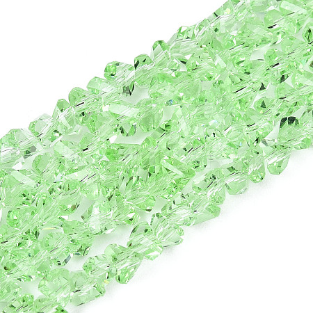 Transparent Glass Beads Strands GLAA-N018-4mm-05-1