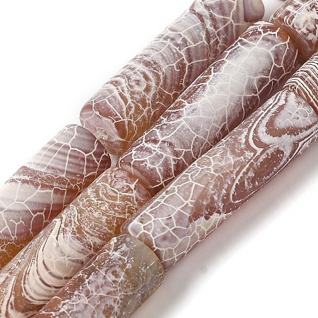 Natural Weathered Agate Beads Strands G-Q169-A04-01-1