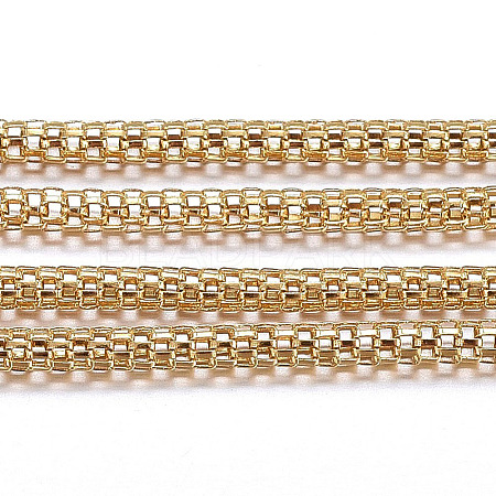 Handmade Ion Plating(IP) 304 Stainless Steel  Mesh Chains STAS-P203-E01-1