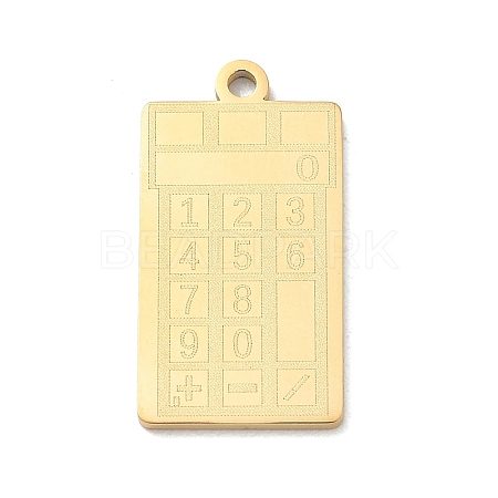 304 Stainless Steel Pendants SA-CBAE115-13D-G-1