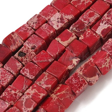 Natural Imperial Jasper Beads Strands G-I248-02-04-1