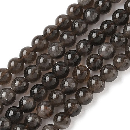 Natural Smoky Quartz Beads Strands G-G184-A04-02-1