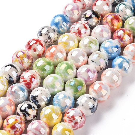 Handmade Porcelain Bead Strands PORC-M539-01-1