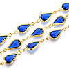 Brass Teardrop Link Chains CHC-N023-09D-G-1