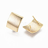 Brass Stud Earring Findings X-KK-N233-018-NF-3