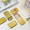 6Pcs Slide Top Tinplate Trinket Storage Boxes CON-SP0001-23D-3