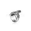 Retro 304 Stainless Steel Finger Rings FS-WG0E659-02-1