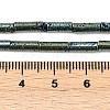 Electroplated Natural Lava Rock Beads Strands G-K388-03A-06-4