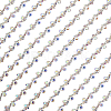 S-shaped Glass Rhinestone and Iron Cup Chains DIY-WH20032-25S-02-7
