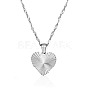 Non-Tarnish Stainless Steel Heart Pendant Necklaces for Women RH2870-2-1