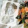 Plastic Drawing Painting Stencils Templates DIY-WH0396-219-3