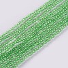Glass Beads Strands EGLA-E057-02B-2