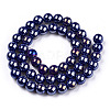 Electroplate Opaque Glass Beads Strands LS-GLAA-T032-P8mm-AB03-3