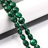 Synthetic Malachite Beads Strands G-T047-A10-01-2