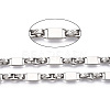 Alloy Irregularity Lock Link Chain LCHA-T001-14P-2