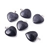 Synthetic Blue Goldstone Pendants G-G956-B30-FF-1