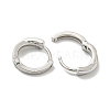 Brass Hoop Earrings EJEW-L211-005P-2
