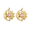 304 Stainless Steel Rhinestone Pendants STAS-Z166-24G-10-1