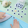 20 Pairs Polyester Cloth Self-adhesive Patches DIY-GA0010-10-3