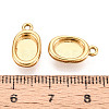 304 Stainless Steel Pendant Cabochon Settings STAS-N114-46A-G-3