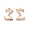 304 Stainless Steel Charms STAS-K215-21G-2