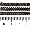 Assembled Natural Malachite & Bronzite Beads Strands G-A230-C02-01-5