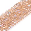 Electroplate Glass Beads Strands EGLA-A044-T2mm-L20-1