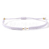 Natural Quartz Crystal Round Link Bracelets LS-KB3682-2-1