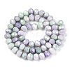 Ombre Effect Dyed Glass Beads Strands X-GLAA-C023-02B-A-2
