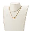 Brass Enamel Curb Chain Necklaces NJEW-JN03482-6