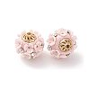 Handmade Resin Indonesia Round Beads IPDL-P005-24AS-01-2