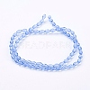 Glass Beads Strands X-GC891Y-6-2
