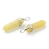 Natural Peridot Pointed Pendants X-G-M378-01P-A32-3