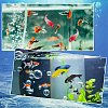 40Pcs 10 Styles PVC Imitation Fish Display Decorations DIY-CN0003-64-5