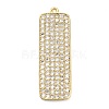 Brass Micro Pave Cubic Zirconia Pendants KK-L229-032G-1