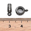 Rack Plating Brass Micro Pave Cubic Zirconia Tube Bails KK-Z052-01B-3