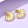 Brass Clear Cubic Zirconia Stud Earrings LS-EJEW-Q017-05B-G-3