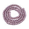 Opaque Solid Color Imitation Jade Glass Beads Strands EGLA-A044-P4mm-D13-2