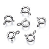 Tarnish Resistant 304 Stainless Steel Spring Ring Clasps X-STAS-S117-016B-1