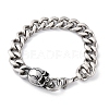 201 Stainless Steel Curb Chain Bracelets BJEW-B078-157P-2