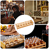 12-Slot Wooden Shot Glass Tray Holders ODIS-WH0027-031-6