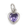 Brass with Cubic Zirconia Pendants KK-A269-67P-2
