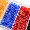 90G 5 Colors 12/0 Glass Seed Beads SEED-YW0001-16-5