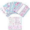 24 Sheets 12 Styles Rose Scrapbook Paper Pads DIY-WH0304-989H-1