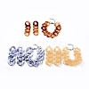Dangle Earring & Bracelets Jewelry Sets SJEW-JS01037-1