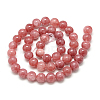 Natural Quartz Beads Strands G-S150-8mm-06-1-2