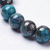 Natural Pyrite Beads Strands G-K181-02-I02-3