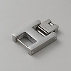 Rectangle Stainless Steel Watch Band Clasps STAS-WH0048-08C-P-2